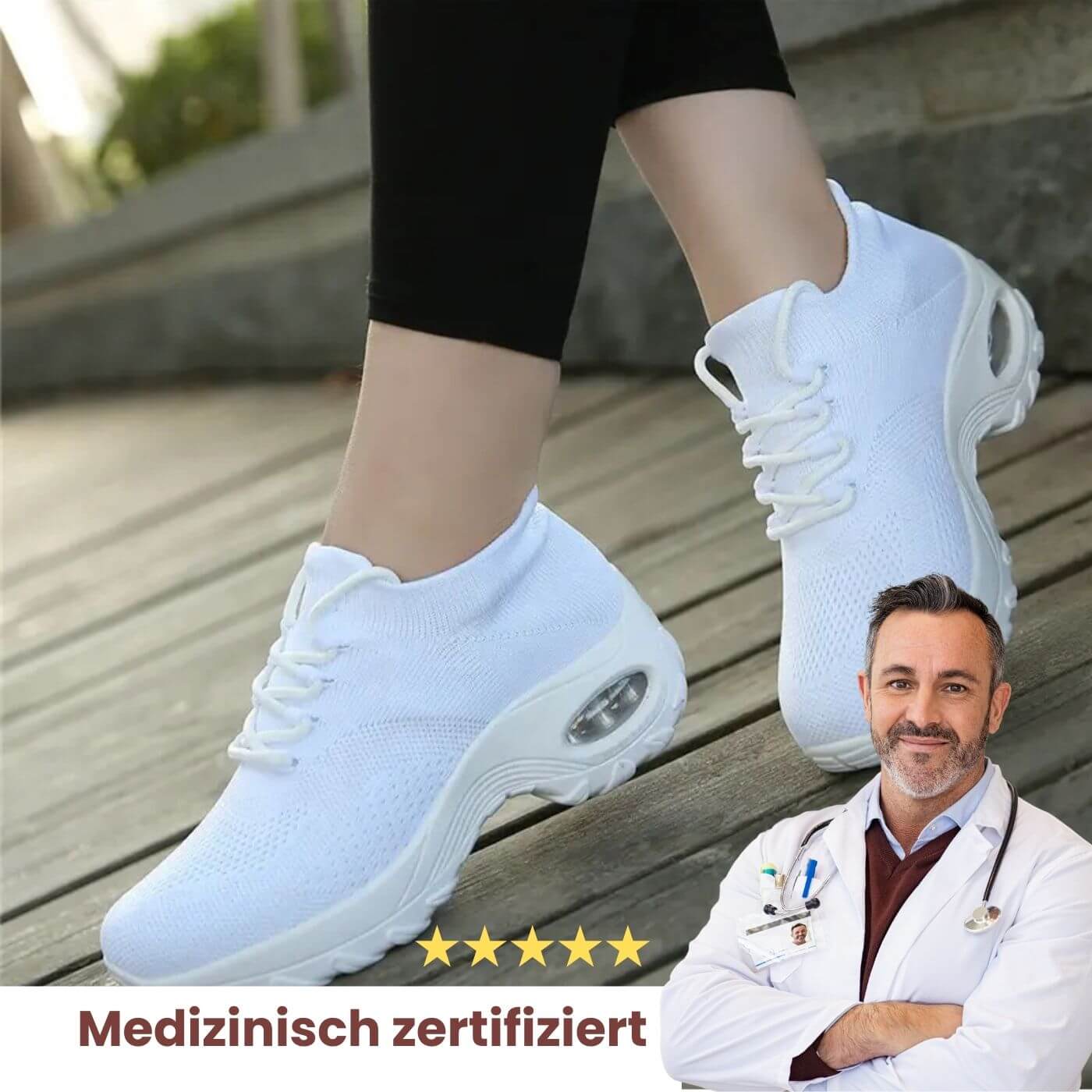 ErgoWalk™ – Ortopedyczne buty komfortowe z amortyzacją